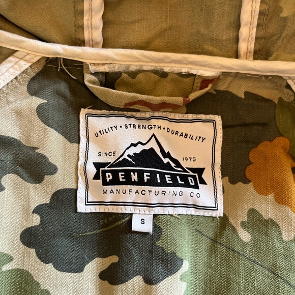PENFIELD Vassan Mountain Printed Parka Vine Camouflage Size Small - Picture 6 of 6
